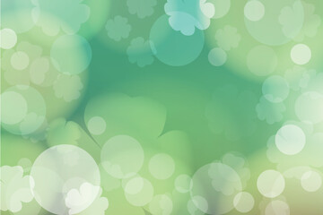 Poster - st. patrick's day abstract green bokeh background for design
