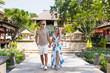 © Kaspars Grinvalds - Romantic couple walking in tropical resort