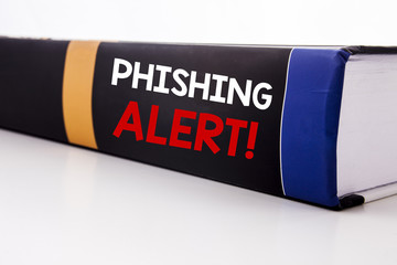 Aufkleber - conceptual hand writing text caption inspiration showing phishing alert. business concept for fraud 