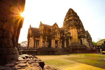 The world heritage Prasat Hin Phimai in Thailand