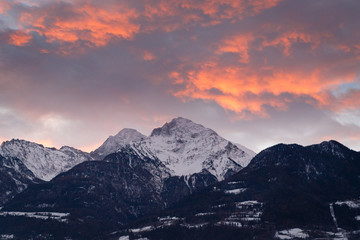  Sunrise in Aosta