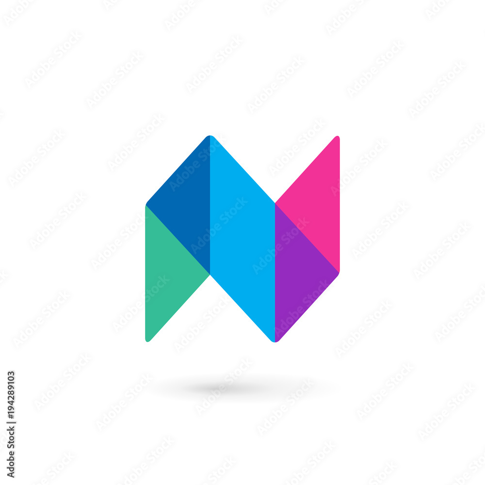 Letter N logo icon design template elements Stock Vector | Adobe Stock