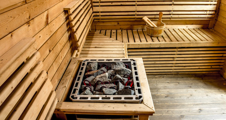 Sauna room for health