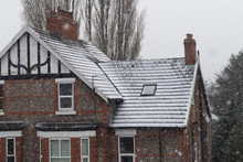 Houses With Snowfall British