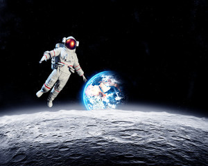 Wall Mural - astronaut on the moon