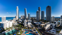 Aerial View Of Gold Coast , Home For 2018 Commonwealth Games