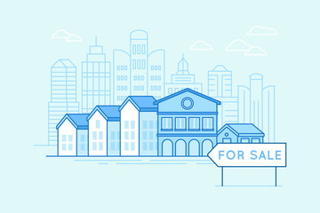 Poster - Real estate and mortgage concept