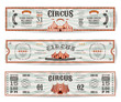 Vintage Circus Website Banners Templates