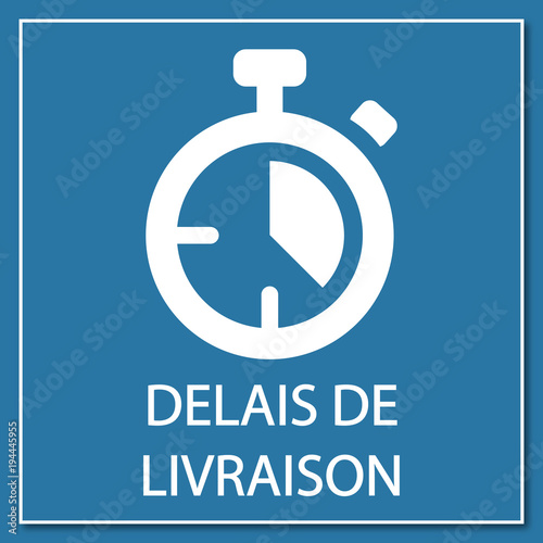 Vecteur Stock Logo délais de livraison. Adobe Stock