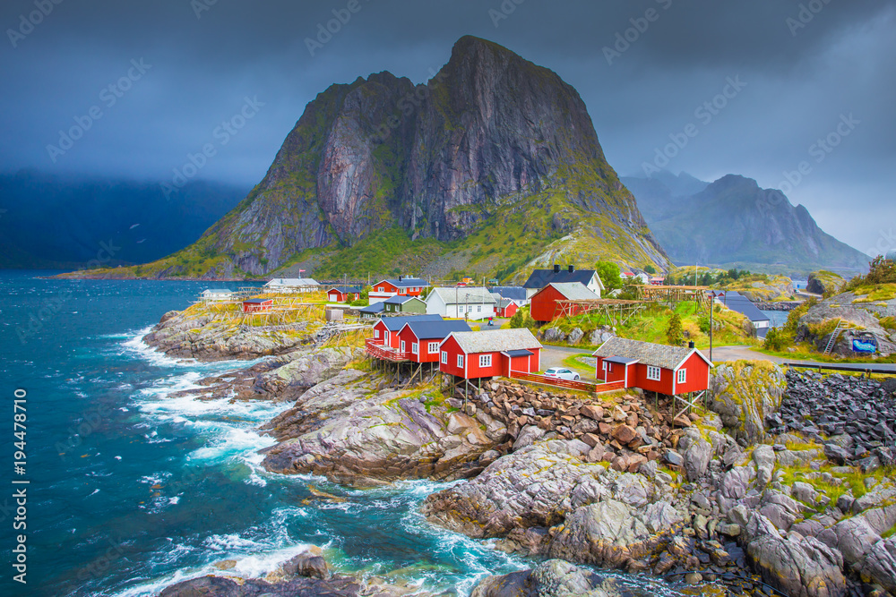 Norway, Lofoten islands - obrazy, fototapety, plakaty 