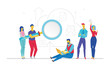 © Boyko.Pictures - Teamwork - flat design style colorful illustration
