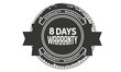 © uguhimeaiko - 8 days warranty icon rubber stamp