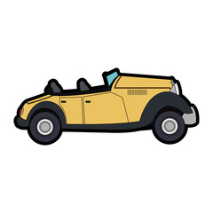 Poster - Vintage car cartoon vector illustration graphic design