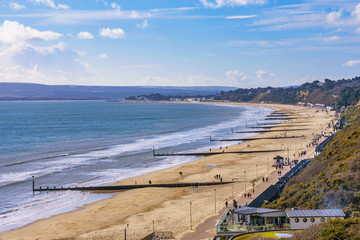 Wall Mural - Bournemouth beach view