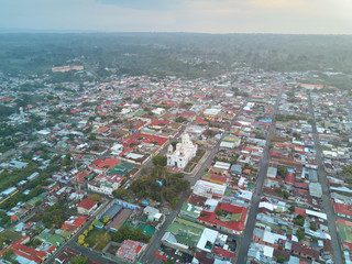 Sticker - Drone view on Diriamba city