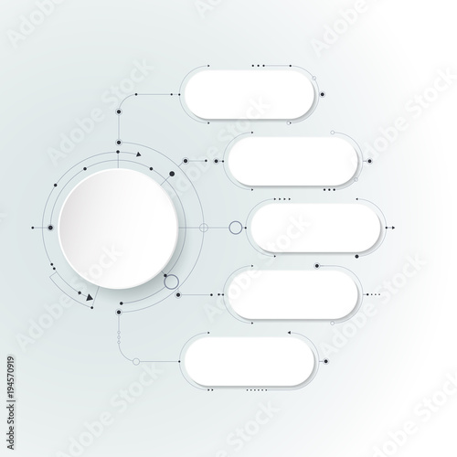 Vector Molecules With 3d Paper Label 1 19 18 2 Comprar Este