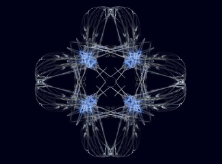 Fototapete - Abstract fractal illustration.  Design element for title , page backgrounds,banners, labels, prints, posters, web, presentation, invitabanners.