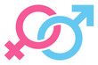 Diagonal Icons Female Male