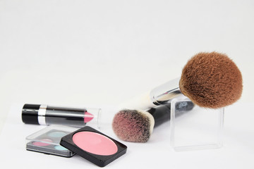 Makeup - Brushes, Lipstick, Eyeshadow and Blush 