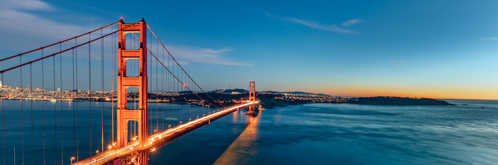 Fototapete - Golden Gate bridge, San Francisco California
