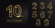 number,numbers,10 aniversary,celebration,golden number