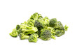 Frozen Broccoli Isolated on a White Background