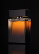 © Максим Спицын - perfume bottle over black background