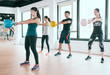 © PR Image Factory - player exercise with kettlebell lifting up