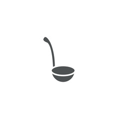 Poster - ladle icon. sign design