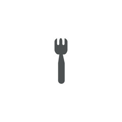 Poster - fork icon. sign design