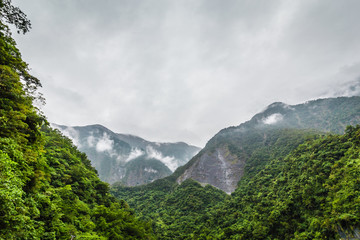 Hualien County/taiwan -december 12, 2017 :  Taroko National Park