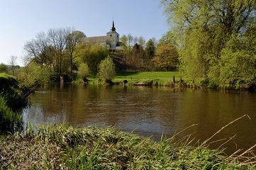 Wall Mural - vert paysage campagne rural printemps nature