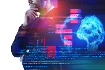 Poster - Global computing and programming concept