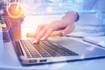 Poster - Programming, computing and web concept