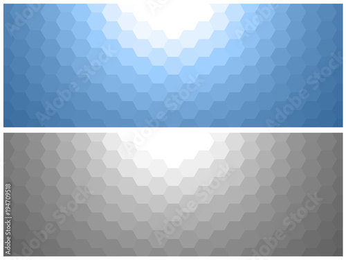 Mosaic backgrounds blue and grey