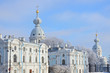 © irinabal18 - Фрагмент корпуса бывшего женского Смольного монастыря в Санкт-Петербурге в феврале