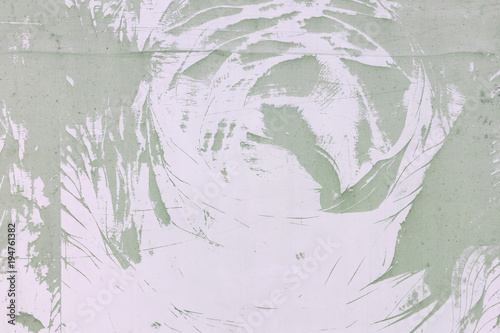 Fotografía An unusual abstract dust pattern, on a pale lilac wall