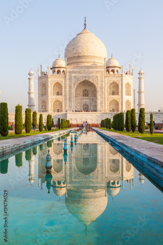 Taj Mahal am Morgen, Indien Tableau sur Toile
