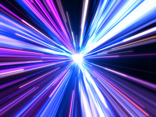Wall Mural - speed lights energy outer space background