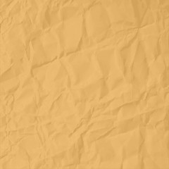Poster - Crushed yellow paper texture – stock vector
