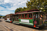 Fototapeta Londyn - San Francisco's iconic cable car system, California