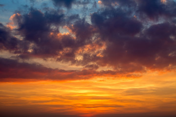Wall Mural - Sunset sky