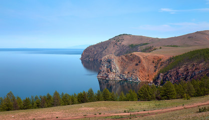 Gorgeous views of a huge lake