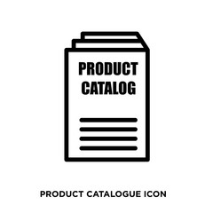 Poster - product catalogue icon,flat vector sign isolated on white background. Simple vector illustration for graphic and web design.