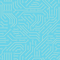 Poster - Computer circuit board.
