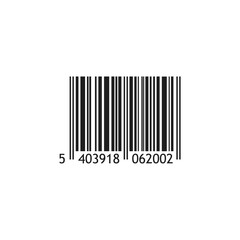 Poster - vector realistic barcode isolated on white background.