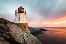 Castle Hill Lighthouse Seascape, Newport Rhode Island