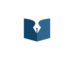 Wall Mural - Book logo