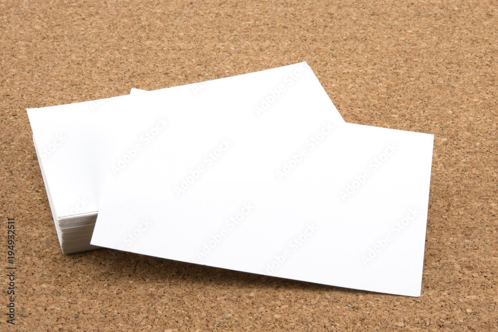Photo Art Print Blank White Business Name Card On Cork Board Photo Art Print Blank White Business Name Card On Cork Board Europosters