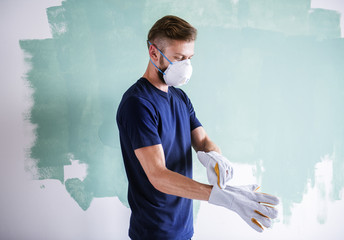 Wall Mural - Foreman wearing protection